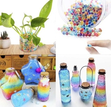 20000 ШТ. ЦВЕТНЫХ ШАРИКОВ ГИДРОГЕЛЕВОГО ГЕЛЯ ДЛЯ УКРАШЕНИЙ