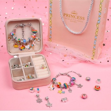 НАБОР ДЛЯ ИЗГОТОВЛЕНИЯ БРАСЛЕТОВ И ОЖЕРЕЛЬЕ ПОДАРОК