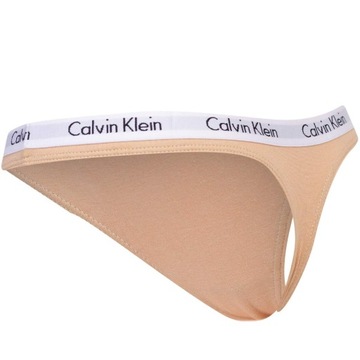 CALVIN KLEIN STRINGI DAMSKIE MAJTKI 3P THONG r.XS