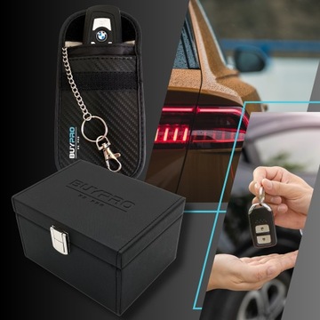 Pudełko na kluczyk KEYLESS / ETUI na Kluczyki RFID Wysoka Jakość + GRATIS!