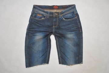 z Modne Spodenki Jeans SuperDry 30 S Skinny z USA!