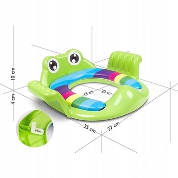 Чехол на унитаз лягушка для ребенка Зеленый