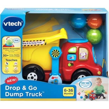 Самосвал VTech Drop and Go, желтый