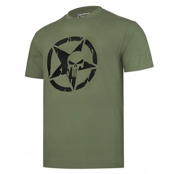 Koszulka T-Shirt TigerWood Punisher Military S