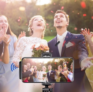 Bezprzewodowy mikrofon krawatowy do telefonu Lavalier z USB C EDUP
