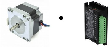 Комплект Шаговый двигатель SM 57/41-1564A - 0,4Нм, Nema23 + Контроллер