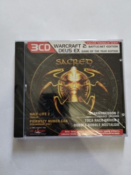 Deus Ex + Warcraft 2 II PC Nowa