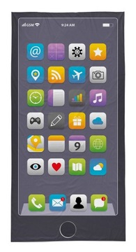 RĘCZNIK plażowy bawełniany TELEFON 70x140 cm