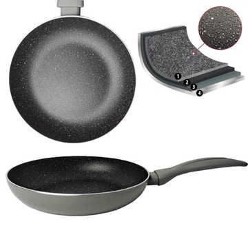 PATELNIA TRADYCYJNA POWŁOKA NON-STICK 26 INDUKCJA
