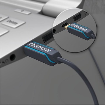 Кабель CLICKTRONIC USB Type-C — USB-C 3.2 Gen 1, 1 м