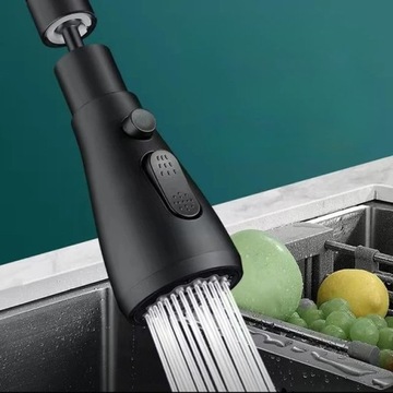 PRZEDŁUŻACZ do KRANU AERATOR PERLATOR ADAPTER KUCHENNEGO KRANU 3 funkcje