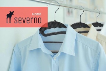WIESZAKI ANTYPOŚLIZGOWE NA UBRANIA odzieżowe do szafy mocne PREMIUM 20szt