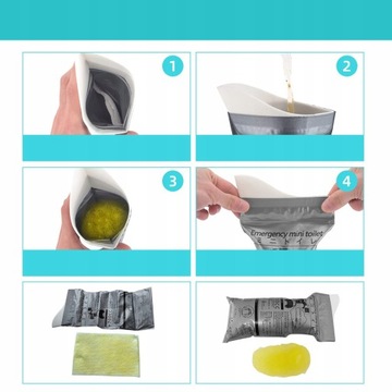 ПОРТАТИВНЫЙ ОДНОРАЗОВЫЙ МЕШОК ДЛЯ МОЧИ 12 шт.