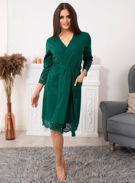 ХАЛАТ ДЛЯ беременностей ЖЕНСКИЙ, ХЛОПОК, КРУЖЕВНАЯ РОЗА, 4XL