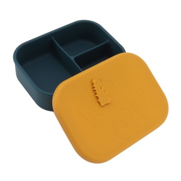 Mini Lunchbox Przegrody Silikon Obiad