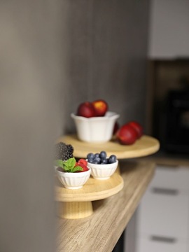 МИНИ ФАРФОРОВАЯ миска с рифленой поверхностью, 6,5 см