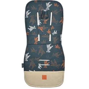 Wkładka do wózka Latte Follow The Zebra - Velvet