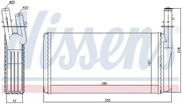 NISSENS RADIÁTOR 70016