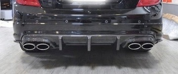 MERCEDES C63 AMG W204 УГЛЕРОДНЫЙ ДИФФУЗОР БАМПЕРА