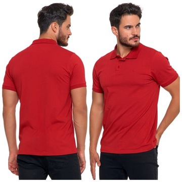 BAWEŁNIANA KOSZULKA POLO MĘSKA WYGODNA ELEGANCKA PREMIUM LINE MORAJ XL