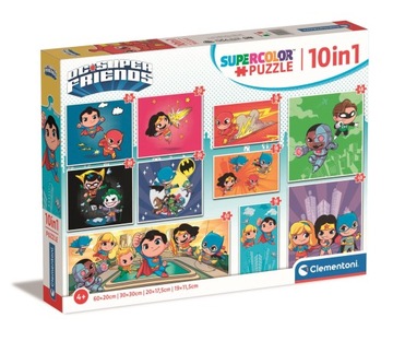 Puzzle 10w1 super kolor Dc Comics 20272 Clementoni