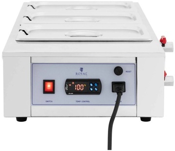 Электрический подогреватель шоколадного соуса 3 x 3,2 л, 1500 Вт