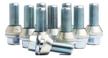 Śruby pływające M14x1.5 28 mm klucz 17 kpl. 10 szt