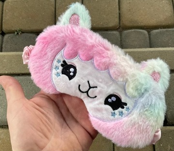 OPASKA NA OCZY MASKA DO SPANIA SNU RELAKSU owca OLDMAN owieczka NA GUMCE