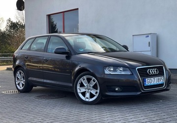 Audi A3 8P Hatchback 3d 1.8 TFSI 160KM 2009 Audi A3 1.8 Benzyna 160 KM Ambition Xenon Led BOSE