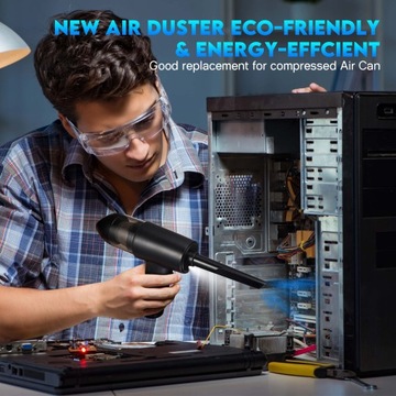 МОЩНЫЙ электрический вентилятор сжатого воздуха, пылевой компрессор Air Duster