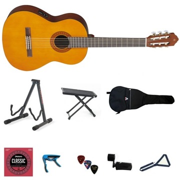 Gitara Elektro-Klasyczna YAMAHA CX40 4/4 Pakiet L3