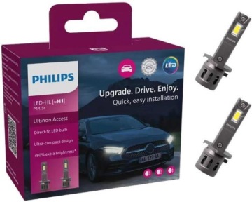 ŻARÓWKA LED H1 ACCESS PHILIPS 11258U2500CX 2SZT NEW GEN