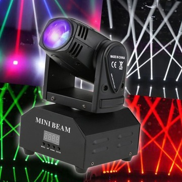 Светодиодный сценический светильник 50Вт DMX512 11/13 каналов