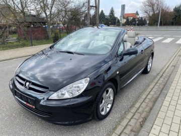 Peugeot 307 I Cabrio 2.0 16V 136KM 2004 Peugeot 307 CC CABRIOLET HARDTOP JASNE SKORY GRZANE FOTELE KLIMATYZACJA CZ, zdjęcie 10