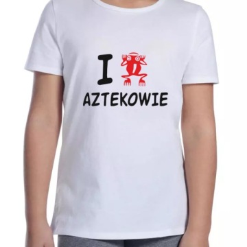 Футболка дитяча біла Інки Ацтеки Індіанці I love to