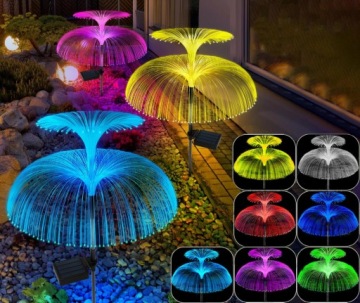 ВОЛОКОННО-ОПТИЧЕСКАЯ СОЛНЕЧНАЯ САДОВАЯ ЛАМПА JEDDUS НАБОР из 2 шт.