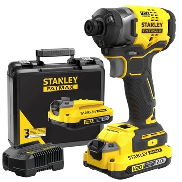STANLEY Fatmax ZAKRĘTARKA UDAROWA KLUCZ 18V V20 2x2.0Ah 190Nm SFMCF820D2K
