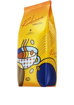 KAWA ZIARNISTA WOSEBA RODZINNA ZIARNO 1kg - 2 x 500g! 2 opakowania po 500g