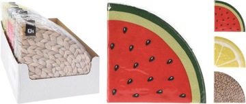 SERWETKI OKRĄGŁE 32CM ZESTAW 12SZT