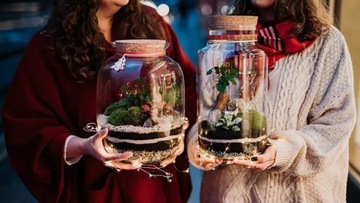 LAS W SŁOIKU : Żwirek Bursztynowy Rzeczny 1KG