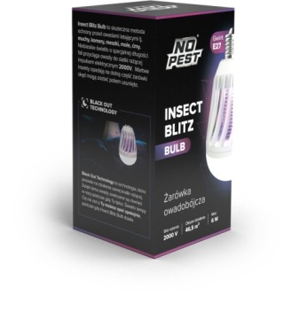 ИНСЕКТИЦИДНАЯ ЛАМПОЧКА ЛАМПОЧКА БЕЗ ВРЕДИТЕЛЕЙ ОТ КОМАРОВ, МУХ, МОЛИ, НАСЕКОМЫХ