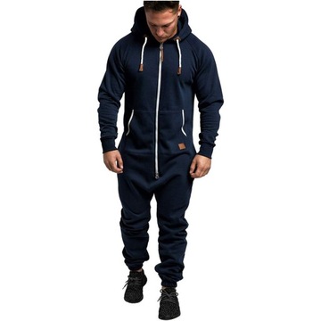 PIŻAMA MĘSKA WYGODNY Onesie Piżamka Jednoczęściowa