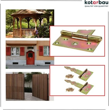 2x шарнирные 150 ставни для строительных дверей Алтана