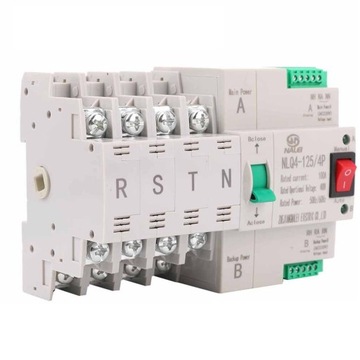100A 4P Автоматический переключатель для фотоэлектрических систем/сетей