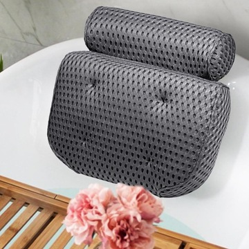 4D ПОДУШКА ДЛЯ ВАННЫ, ПОДГОЛОВНИК ДЛЯ РЕЛАКСАЦИИ ВАННЫ, Тщательно изготовлено