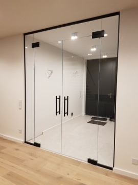 Стеклянная стена здания, стеклянная дверь LOFT, ИЗГОТОВЛЕНО НА ЗАМЕР