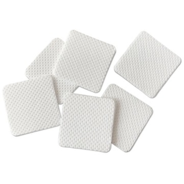 ПЕРФОРИРОВАННЫЕ белые, непылящие косметические ватные диски для чистки, 500 шт.