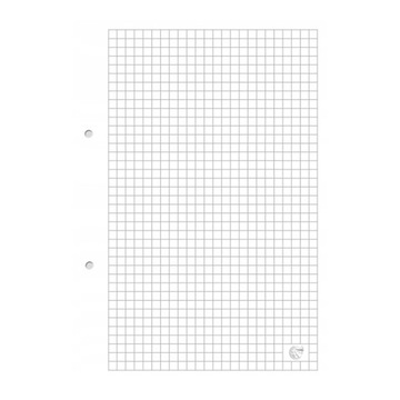 Wkłady do segregatora A5 (5x100k) kratka czarna