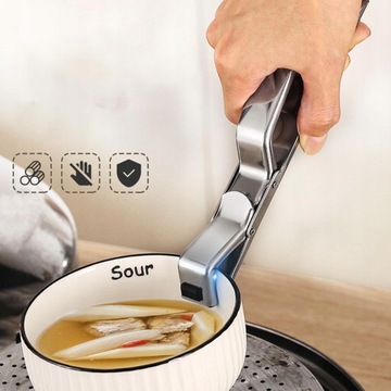 Зажим для посуды из нержавеющей стали Ложка для