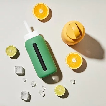 MUUKI Соломинка и щетка для чистки бутылочек, 720 мл, соломинка+сумка